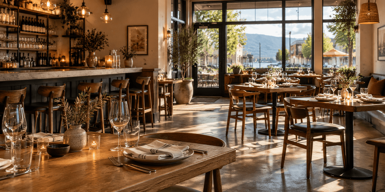 Welcoming restaurant interior representing a strong digital marketing foundation